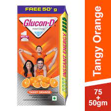 Glucon D Orange 75gm +50gm  1 pc