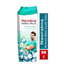 Navratna Active Deo Cool Powder talc 50 gm