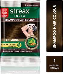 Streax Hair Color Shampoo 2 pc