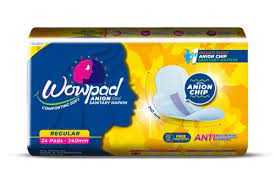 Wowpad Sanitary Napkin Pad 240mm regular 24pcs 1pkt