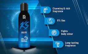 Perfume , Spray ks  Excite Regular  130ml  1pc