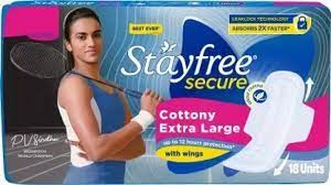 SF Secure Sanitary Pad Cottony xl  18nos  1 pkt