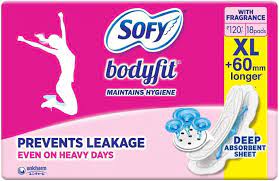 Sofy Sanitary Pad body fit xl 18nos 1 pkt