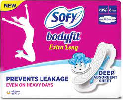 Sofy Sanitary Pad body fit xl 6nos 1 pkt